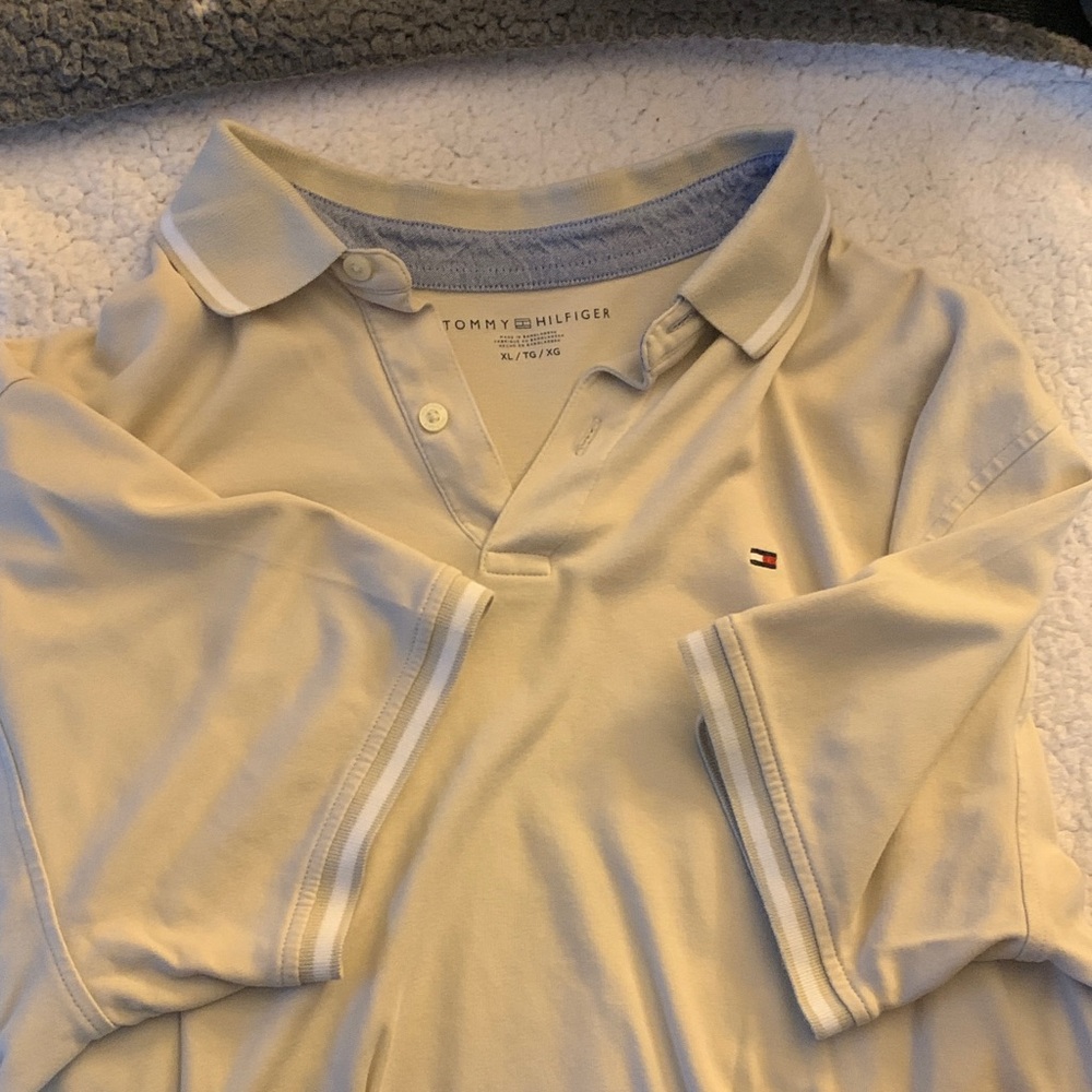 Tommy Hilfiger Light Tan Polo Shirt